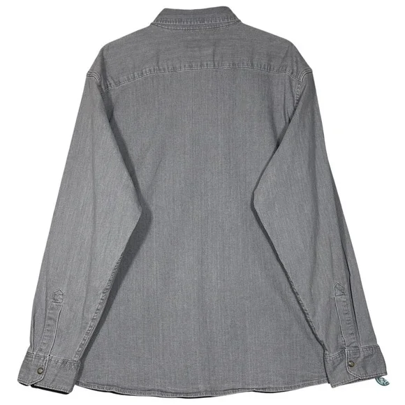 Wrangler Men's 2XL Casual Button Shirt Workwear Cotton Blend Easy Care - Picture 2 of 14